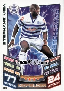 Cromo Stephane Mbia - English Premier League 2012-2013. Match Attax - Topps