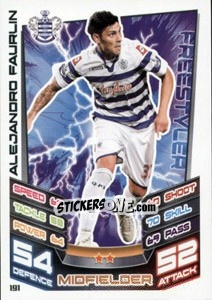 Sticker Alejandro Faurlin - English Premier League 2012-2013. Match Attax - Topps