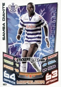 Sticker Samba Diakite - English Premier League 2012-2013. Match Attax - Topps
