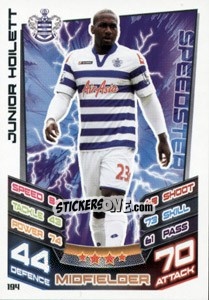 Sticker Junior Hoilett - English Premier League 2012-2013. Match Attax - Topps