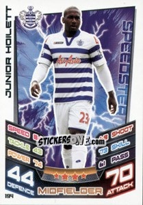 Sticker Junior Hoilett - English Premier League 2012-2013. Match Attax n. 194 - Topps
