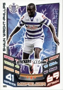 Sticker Shaun Wright-Phillips - English Premier League 2012-2013. Match Attax n. 195 - Topps