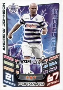 Sticker Andrew Johnson - English Premier League 2012-2013. Match Attax n. 196 - Topps