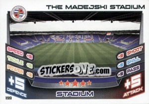 Sticker The Madejski Stadium - English Premier League 2012-2013. Match Attax n. 199 - Topps