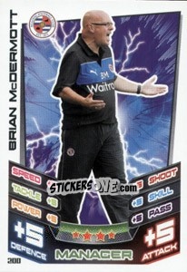 Sticker Brian McDermott - English Premier League 2012-2013. Match Attax - Topps