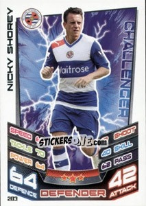Cromo Nicky Shorey - English Premier League 2012-2013. Match Attax - Topps