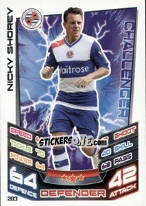 Sticker Nicky Shorey - English Premier League 2012-2013. Match Attax n. 203 - Topps