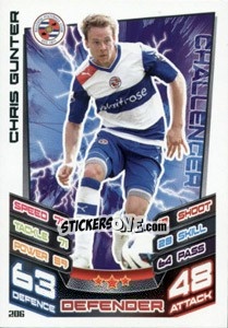 Cromo Chris Gunter - English Premier League 2012-2013. Match Attax - Topps