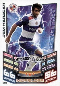 Cromo Jem Karagan - English Premier League 2012-2013. Match Attax - Topps