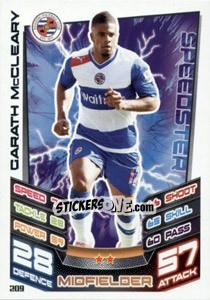 Sticker Garath McCleary - English Premier League 2012-2013. Match Attax - Topps