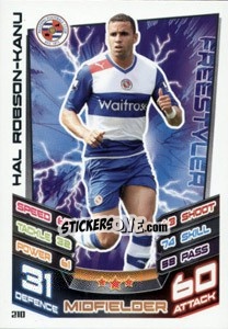 Sticker Hal Robson-Kanu - English Premier League 2012-2013. Match Attax - Topps