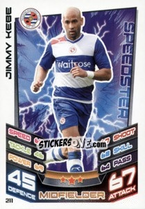 Sticker Jimmy Kebe - English Premier League 2012-2013. Match Attax n. 211 - Topps
