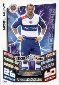 Sticker Noel Hunt - English Premier League 2012-2013. Match Attax - Topps