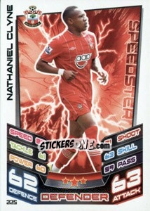 Sticker Nathaniel Clyne - English Premier League 2012-2013. Match Attax n. 225 - Topps