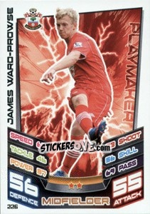 Cromo James Ward-Prowse - English Premier League 2012-2013. Match Attax - Topps