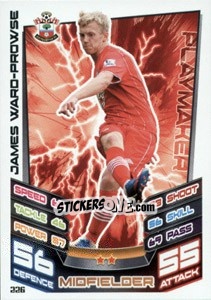 Sticker James Ward-Prowse - English Premier League 2012-2013. Match Attax n. 226 - Topps