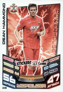 Sticker Dean Hammond - English Premier League 2012-2013. Match Attax n. 228 - Topps