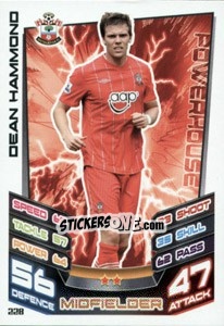 Figurina Dean Hammond - English Premier League 2012-2013. Match Attax - Topps