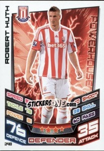 Sticker Robert Huth - English Premier League 2012-2013. Match Attax n. 240 - Topps