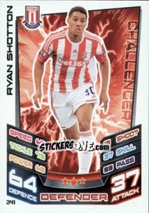Sticker Ryan Shotton - English Premier League 2012-2013. Match Attax - Topps