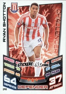 Sticker Ryan Shotton - English Premier League 2012-2013. Match Attax n. 241 - Topps