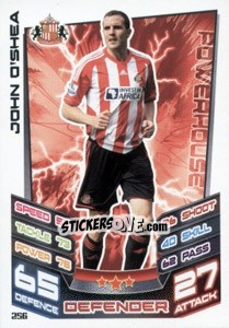 Sticker John O'Shea - English Premier League 2012-2013. Match Attax n. 256 - Topps