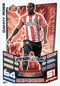 Sticker Danny Rose - English Premier League 2012-2013. Match Attax - Topps
