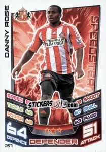 Sticker Danny Rose - English Premier League 2012-2013. Match Attax n. 257 - Topps