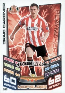 Cromo Craig Gardner - English Premier League 2012-2013. Match Attax n. 262 - Topps