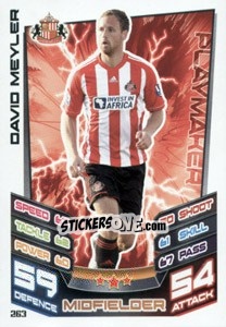 Sticker David Meyler - English Premier League 2012-2013. Match Attax - Topps