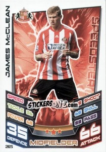 Sticker James McClean - English Premier League 2012-2013. Match Attax - Topps