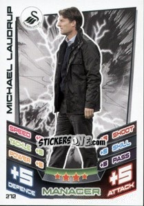 Sticker Michael Laudrup - English Premier League 2012-2013. Match Attax n. 272 - Topps