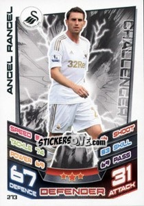 Sticker Angel Rangel - English Premier League 2012-2013. Match Attax n. 273 - Topps