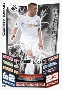 Figurina Garry Monk - English Premier League 2012-2013. Match Attax - Topps