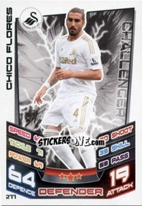 Sticker Chico Flores - English Premier League 2012-2013. Match Attax - Topps