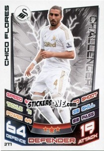 Sticker Chico Flores - English Premier League 2012-2013. Match Attax n. 277 - Topps