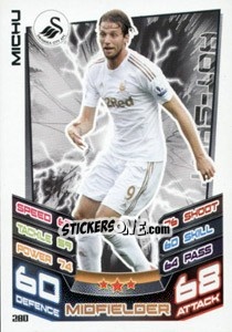 Sticker Michu - English Premier League 2012-2013. Match Attax n. 280 - Topps