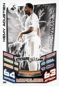 Sticker Kemy Agustien - English Premier League 2012-2013. Match Attax n. 281 - Topps