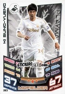 Sticker Ki Sung-Yueng - English Premier League 2012-2013. Match Attax n. 283 - Topps