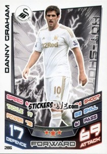 Sticker Danny Graham - English Premier League 2012-2013. Match Attax n. 286 - Topps