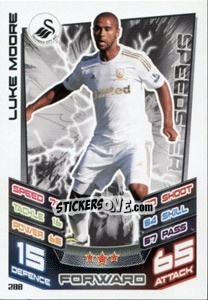 Sticker Luke Moore - English Premier League 2012-2013. Match Attax - Topps