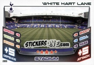 Sticker White Hart Lane - English Premier League 2012-2013. Match Attax n. 289 - Topps