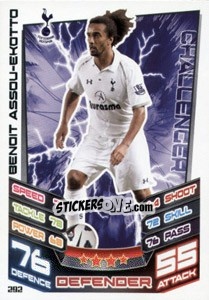 Sticker Benoit Assou-Ekotto - English Premier League 2012-2013. Match Attax - Topps