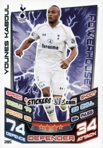 Figurina Younes Kaboul - English Premier League 2012-2013. Match Attax n. 295 - Topps