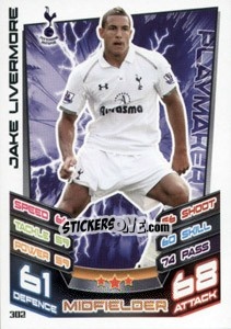 Sticker Jake Livermore - English Premier League 2012-2013. Match Attax - Topps