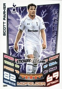 Sticker Scott Parker - English Premier League 2012-2013. Match Attax - Topps