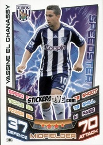 Sticker Yassine El Ghanassy - English Premier League 2012-2013. Match Attax - Topps