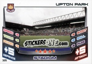 Sticker Upton Park - English Premier League 2012-2013. Match Attax n. 325 - Topps