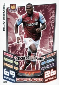 Sticker Guy Demel - English Premier League 2012-2013. Match Attax n. 328 - Topps