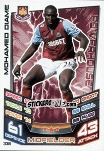 Sticker Mohamed Diame - English Premier League 2012-2013. Match Attax - Topps